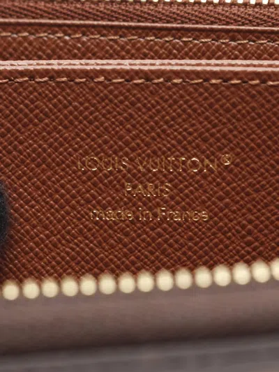 Pre-owned Louis Vuitton 2021-2025 Monogram Zippy Wallet Long Wallets In Brown
