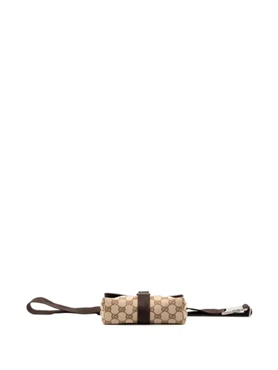 Pre-owned Gucci 2000-2015 Gg Canvas Belt Bag In Brown