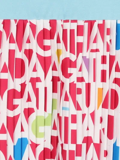 Agatha Ruiz De La Prada Pleated Dress In Blue