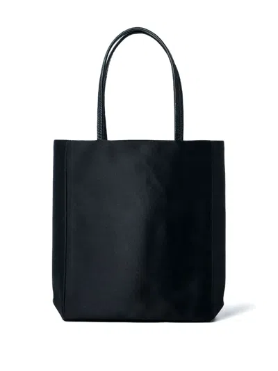 The Row Twin Handles Cecily Tote Bag In Black
