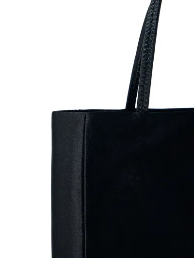 The Row Twin Handles Cecily Tote Bag In Black
