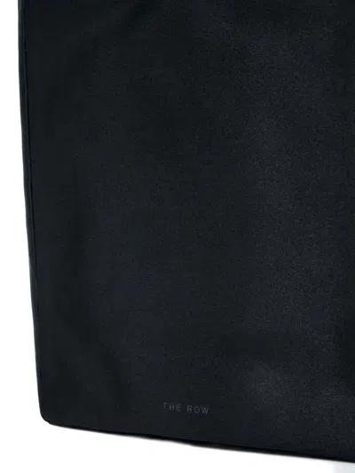 The Row Twin Handles Cecily Tote Bag In Black