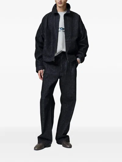 Essentials Full-zip Jacket In Blue