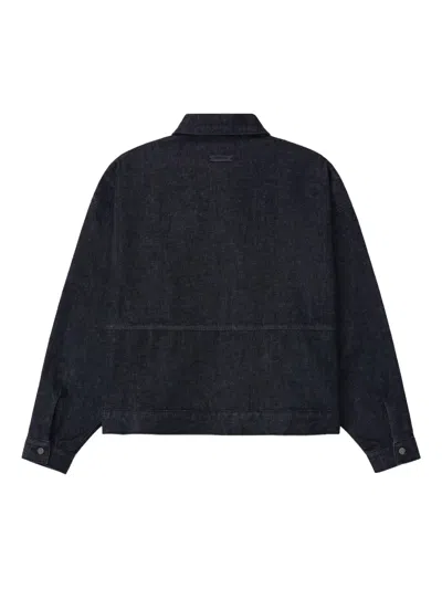 Essentials Full-zip Jacket In Blue