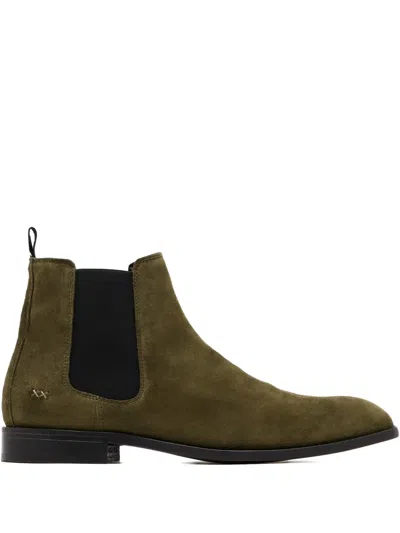 Forsa Dylan Pull-on Chelsea Boots In Green