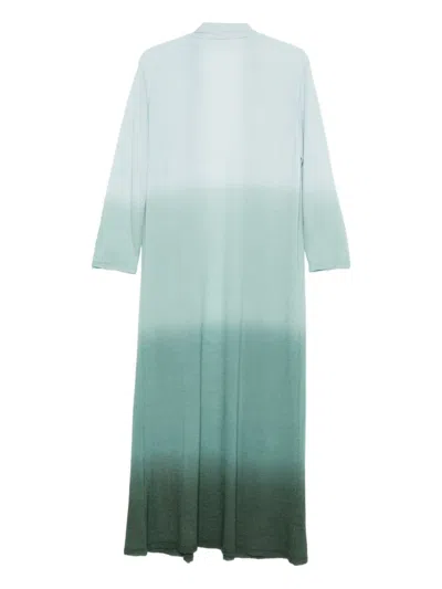 Faliero Sarti Ombre Long Cardigan In Green