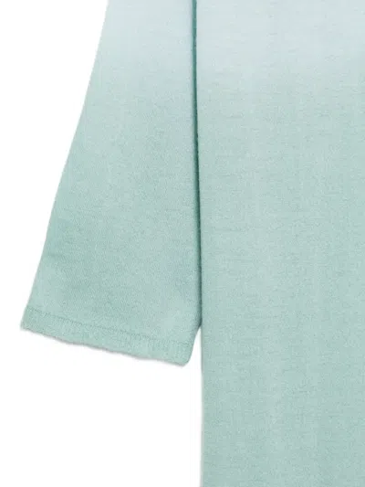 Faliero Sarti Ombre Long Cardigan In Green