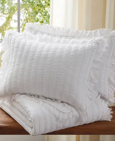 Levtex Wilhemina Stone Washed 3-pc. Quilt Set, King/california King In White