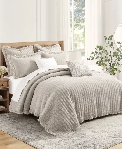 Levtex Wilhemina Stone Washed 2-pc. Quilt Set, Twin/twin Xl In Brown