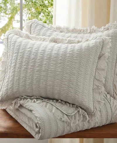 Levtex Wilhemina Stone Washed 2-pc. Quilt Set, Twin/twin Xl In Brown