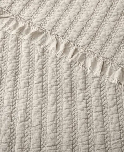 Levtex Wilhemina Stone Washed 3-pc. Quilt Set, King/california King In Brown