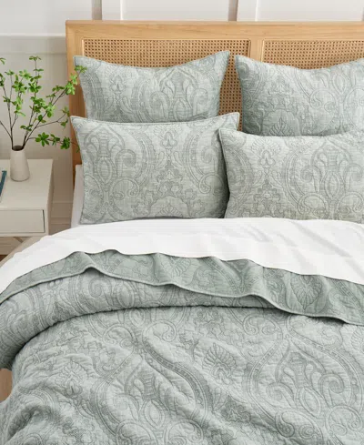 Levtex Home Helena Textured 3-pc. Quilt Set, Full/queen In Green