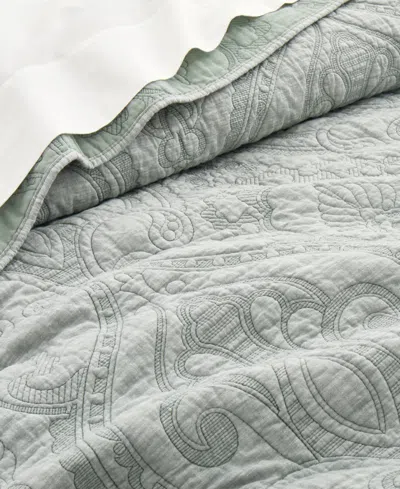 Levtex Home Helena Textured 3-pc. Quilt Set, King/california King In Green