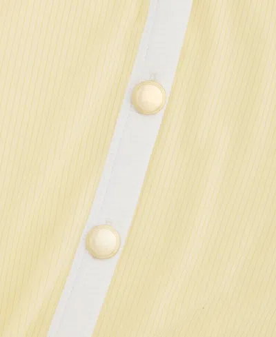 On 34th Women's Knit Solid Colored-trim Button-up Tank Top, Macy's Exclusive