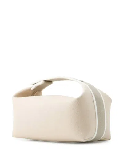 Pre-owned Hermes 2021-2025 Small Toile Bride A Brac Case Vanity Bag In Brown