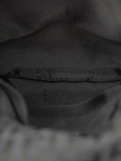 Pre-owned Fendi 2000-2010 Zucchino Canvas Crossbody Bag In Black