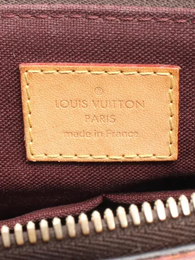 Pre-owned Louis Vuitton 2015 Monogram Turenne Pm Satchel In Brown