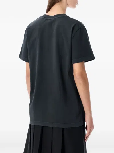 Apc Dark Blue T-shirt In Black