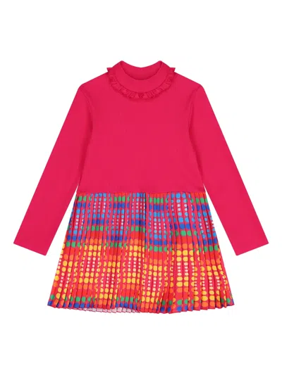 Agatha Ruiz De La Prada Pleated Dress In Pink