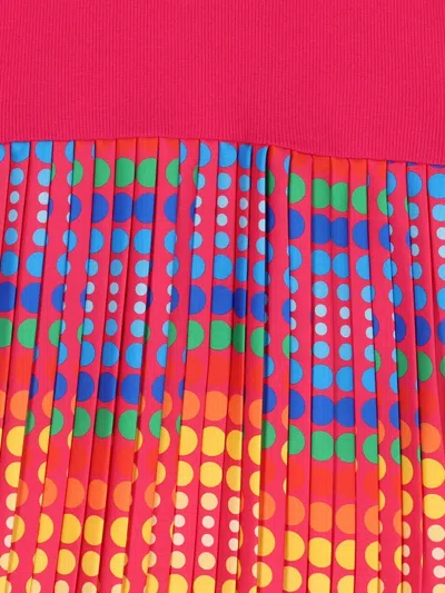 Agatha Ruiz De La Prada Pleated Dress In Pink