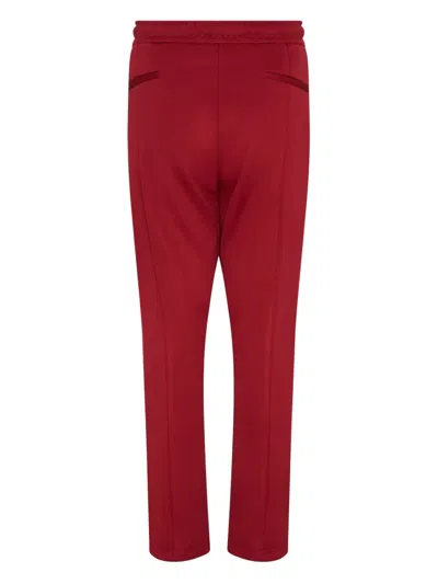 State Of Order Drawstring Panelled Trousers In Red