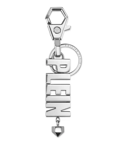 Philipp Plein Stainless-steel Keychain In Silver