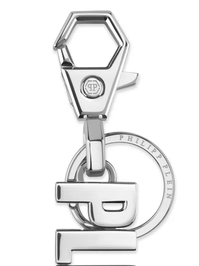 Philipp Plein Stainless-steel Keychain In Silver
