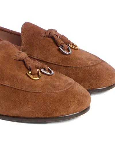 Coccinelle Tassel-detail Loafers In Brown