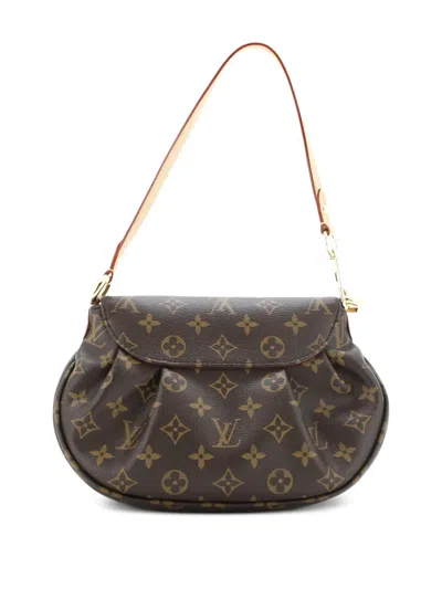 Pre-owned Louis Vuitton Sunset Handbag Monogram Canvas Crossbody Bag In Brown
