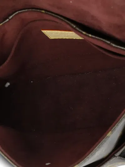 Pre-owned Louis Vuitton Sunset Handbag Monogram Canvas Crossbody Bag In Brown