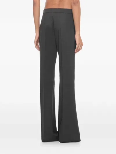 D Exterior Trim-detail Trousers In Gray