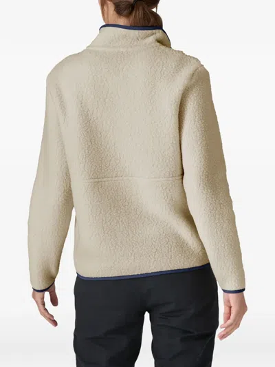 Patagonia Retro Pile Marsupial Half-zip Sweatshirt In Multi