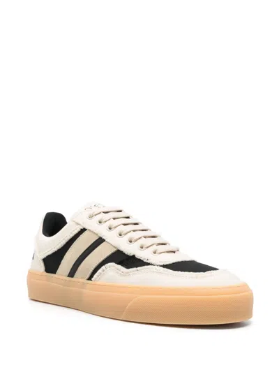 Palm Angels X Moncler Monaco 2 Sneakers In Neutral