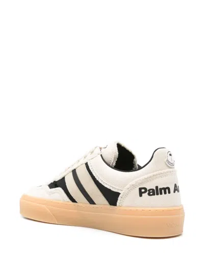 Palm Angels X Moncler Monaco 2 Sneakers In Neutral
