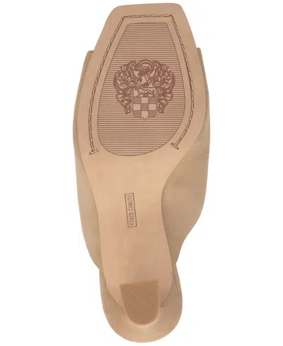 Vince Camuto Galeni Peep Toe High Heel Mules In Neutral