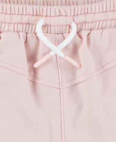 Levi's Girls Toddler 2t-4t Collar Sweatshirt And Shorts, 2-piece Set In Pink