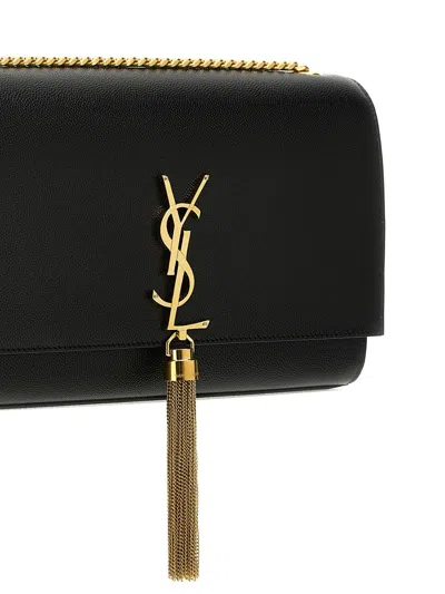 Saint Laurent 'kate' Medium Crossbody Bag In Black