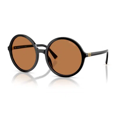 Miu Miu 0mu B02s Miu Regard Sunglasses In Black
