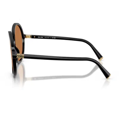 Miu Miu 0mu B02s Miu Regard Sunglasses In Black