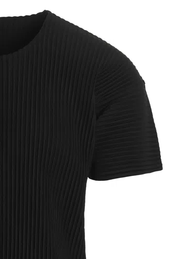 Issey Miyake Basics T-shirt Black In Black