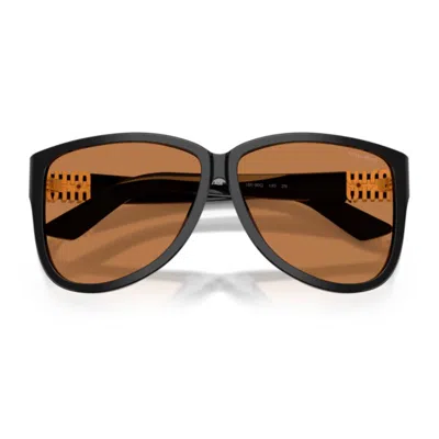 Miu Miu 0mu A08s Miu Ombre Sunglasses In Brown
