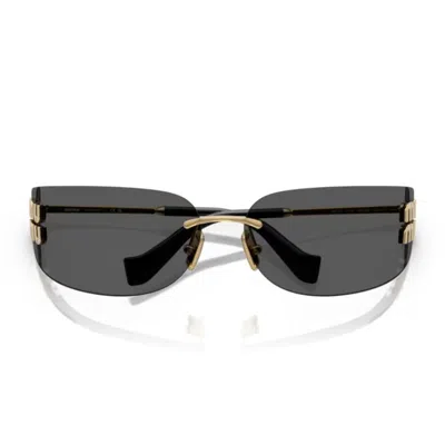 Miu Miu 0mu A51s Aube Sunglasses In Black