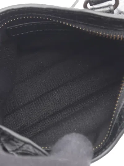 Pre-owned Balenciaga 2010-2025 Aged Calfskin Nano Le City Satchel In Black