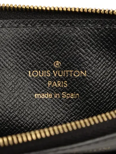 Pre-owned Louis Vuitton 2021-2025 Monogram Slim Purse Long Wallets In Brown