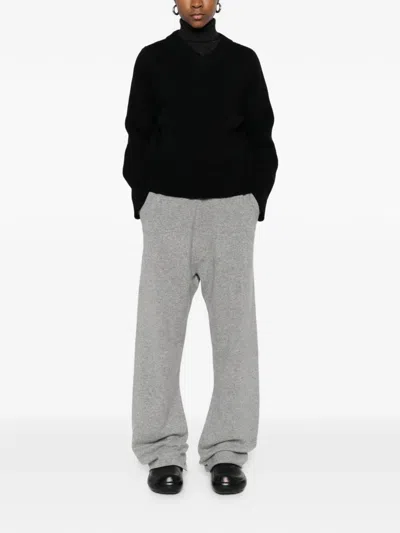 Extreme Cashmere Nº142 Run Drawstring-waist Trousers In Gray