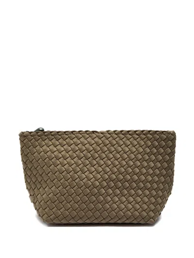 Naghedi Woven Cosmetic Case In Neutral
