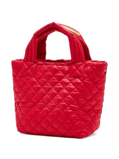 Mz Wallace Mini Metro Deluxe Quilted Tote Bag In Red