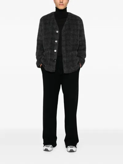 Extreme Cashmere Nº462 Slouch Drawstring-waist Trousers In Black