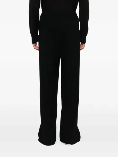 Extreme Cashmere Nº462 Slouch Drawstring-waist Trousers In Black