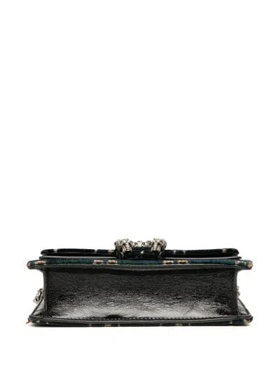 Pre-owned Gucci 2000-2015 Mini Gg Velvet Dionysus Crossbody Bag In Blue